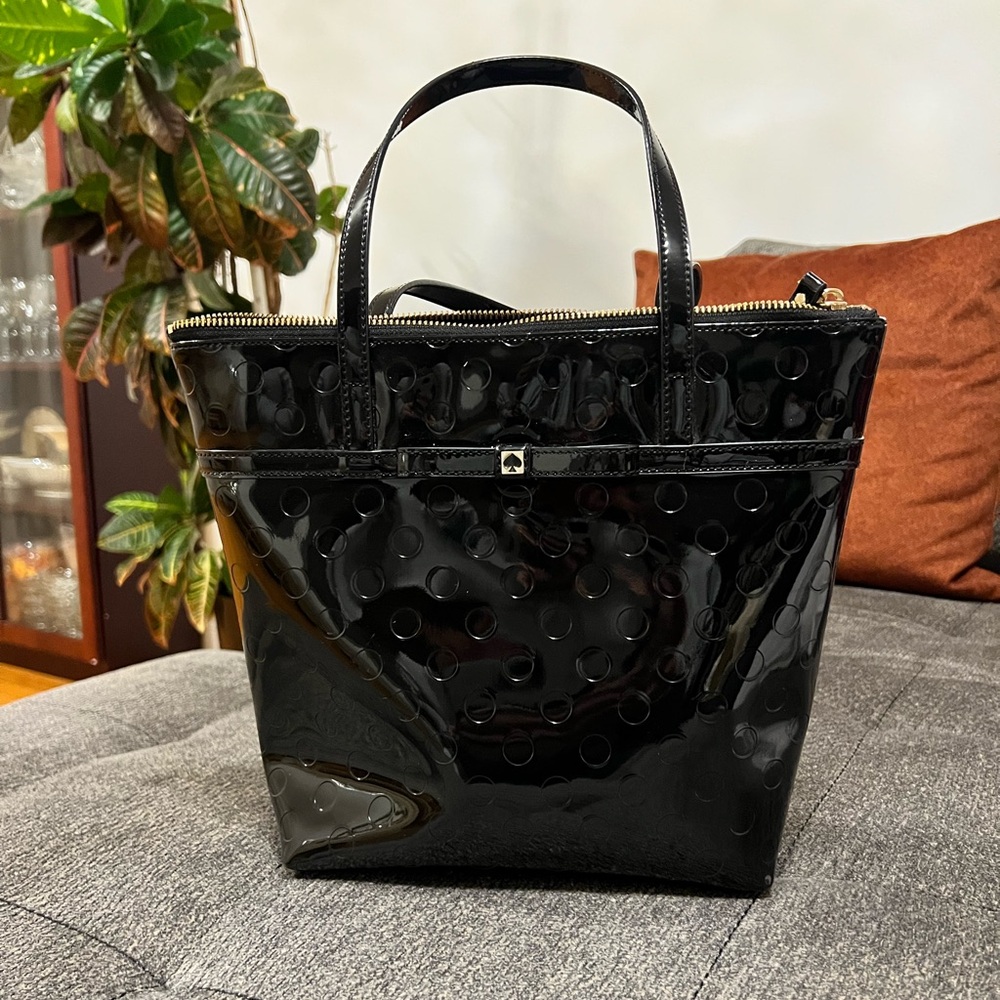 Kate Spade Patten Leather Mini Tote Bag